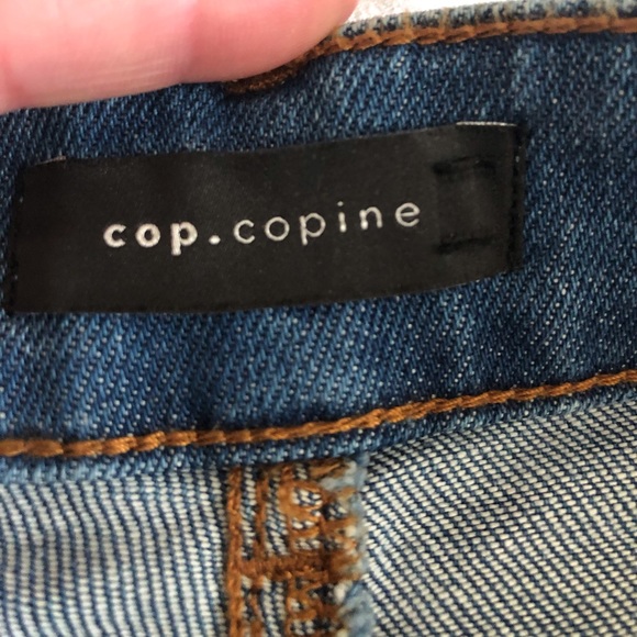 Cop Copine Stanly high waist wide leg cropped jean sz 36 - Picture 9 of 13
